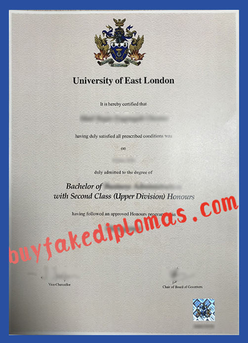University of East London Diploma, Fake University of East London Diploma