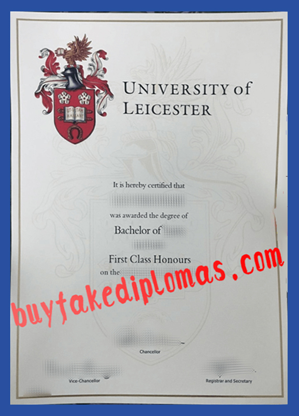 University of Leicester Diploma, Fake University of Leicester Diploma