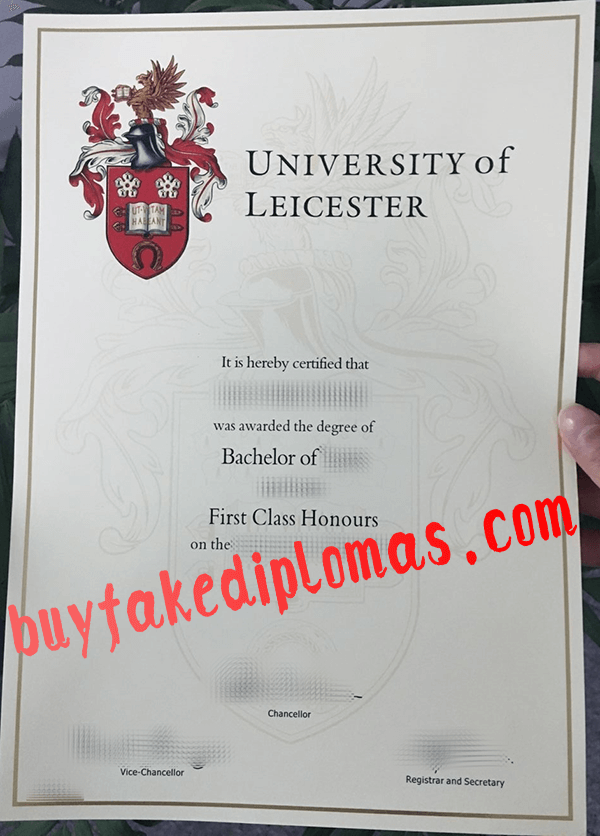 University of Leicester Diploma, Buy Fake University of Leicester Diploma