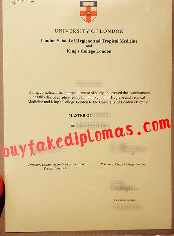 University of London LSHTM KCL Diploma, Buy Fake University of London LSHTM KCL Diploma