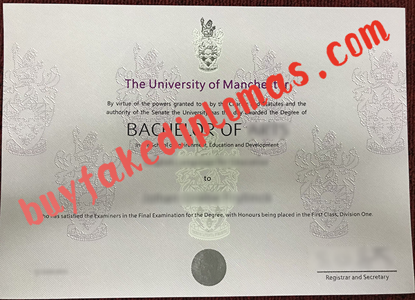 University of Manchester Diploma, Buy Fake University of Manchester Diploma