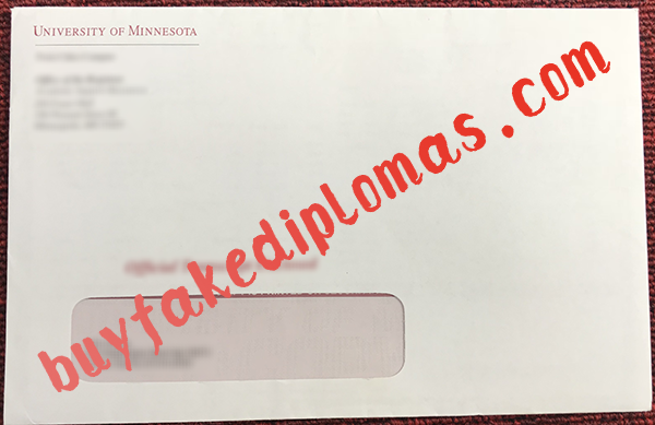 University of Minnesota Envelope, Buy Fake University of Minnesota Envelope