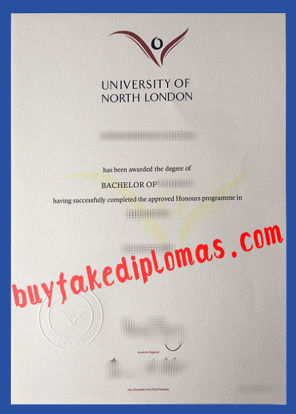 University of North London Diploma, Fake University of North London Diploma