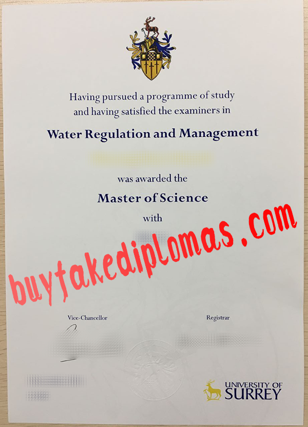 University of SURREY Diploma, Buy Fake University of SURREY Diploma