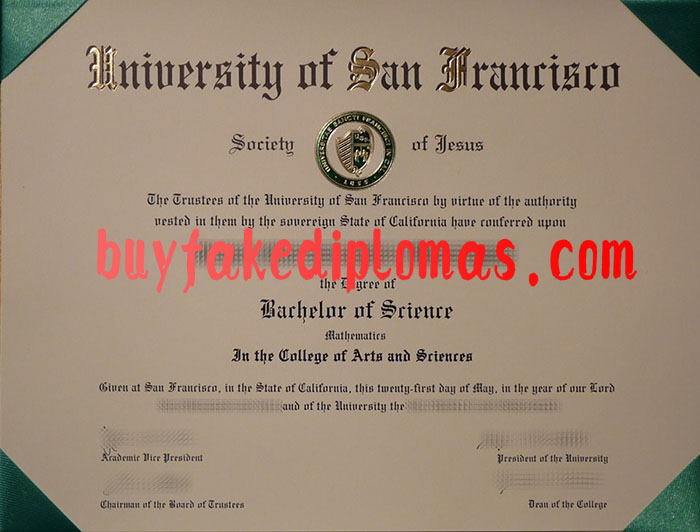 Fake University of San Francisco Degree