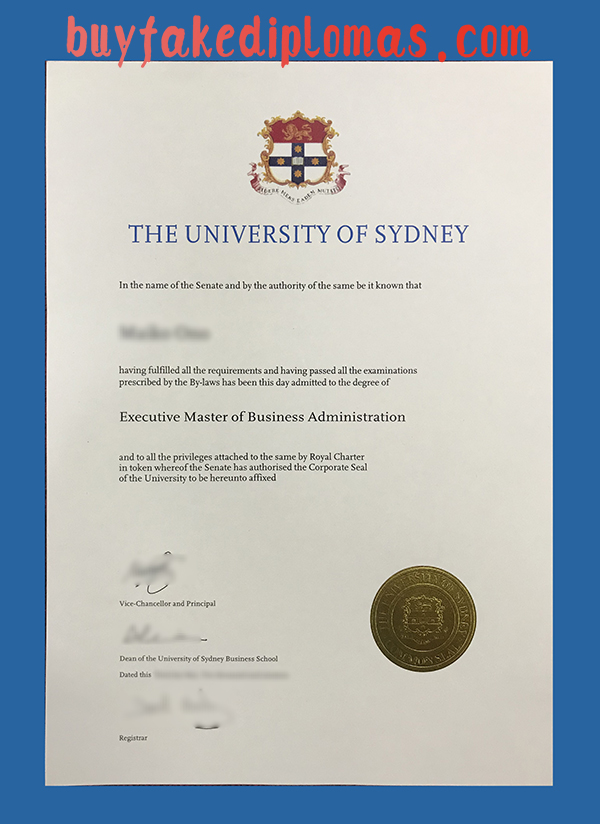 University of Sydney Diploma, Fake University of Sydney Diploma