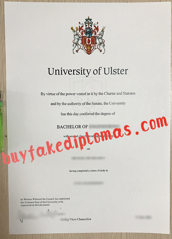 University of Ulster Diploma, Buy Fake University of Ulster Diploma