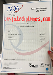 AQA Certificate, buy fake AQA Certificate