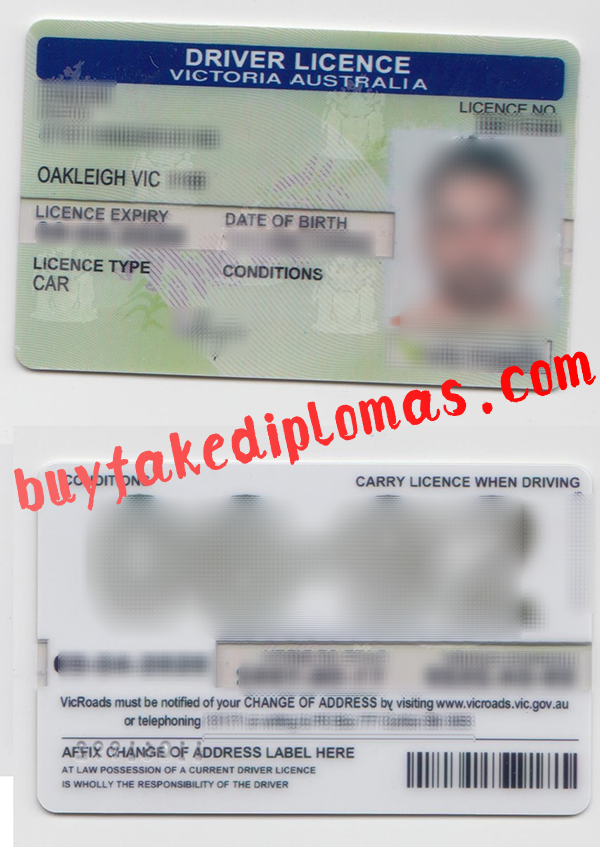 AUS Driving License, buy fake AUS Driving License