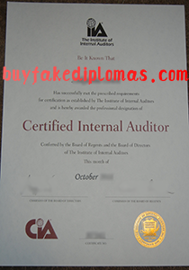 CIA Certificate, buy fake CIA Certificate