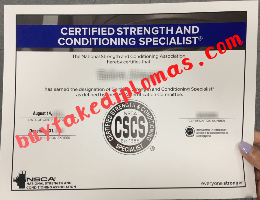 CSCS Certificate, buy fake CSCS Certificate