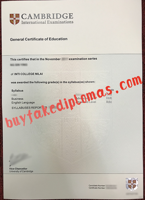Cambridge International Examinations General Certificate of Education, buy fake Cambridge International Examinations General Certificate of Education