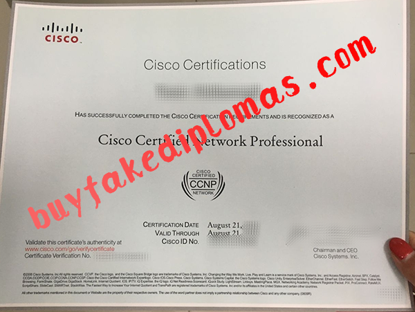 Cisco certificate, buy fake Cisco certificate