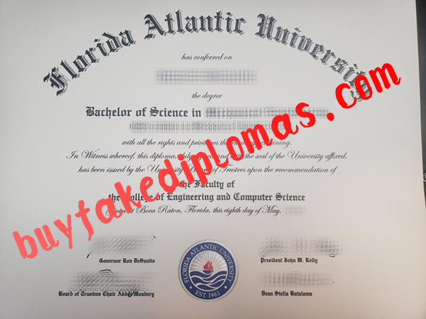 Florida Atlantic University Diploma, buy fake Florida Atlantic University Diploma