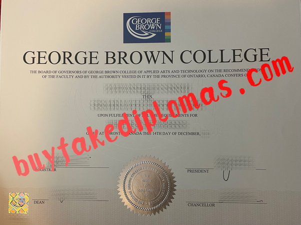 George Brown College Diploma, buy fake George Brown College Diploma