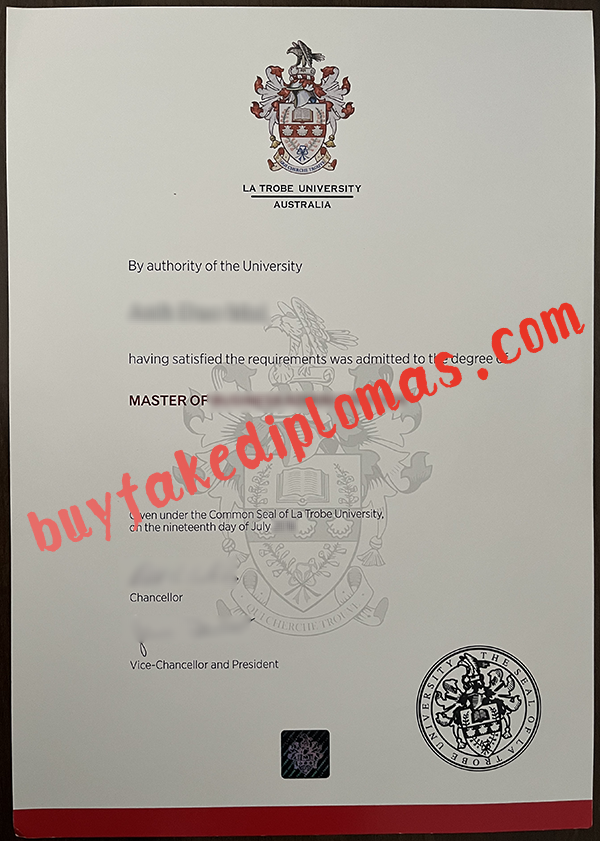 La Trobe University Australia Diploma, buy fake La Trobe University Australia Diploma
