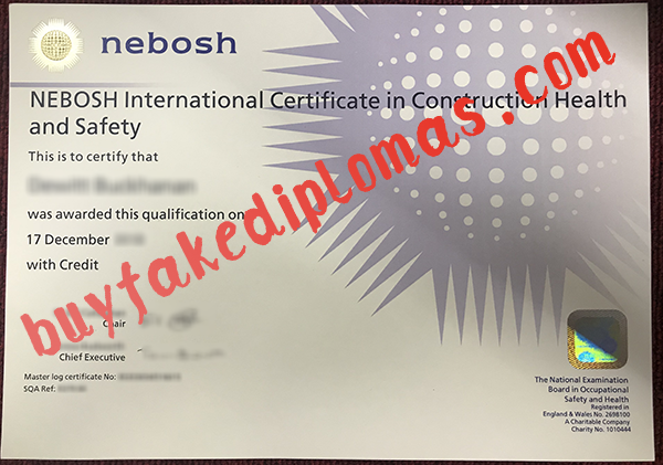 NEBOSH Certificate, buy fake NEBOSH Certificate