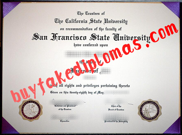 San Francisco State University Degree, buy fake San Francisco State University Degree