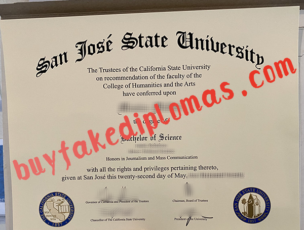 San Jose State University Degree, buy fake San Jose State University Degree