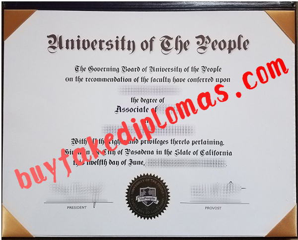 University of The People Degree, buy fake University of The People Degree