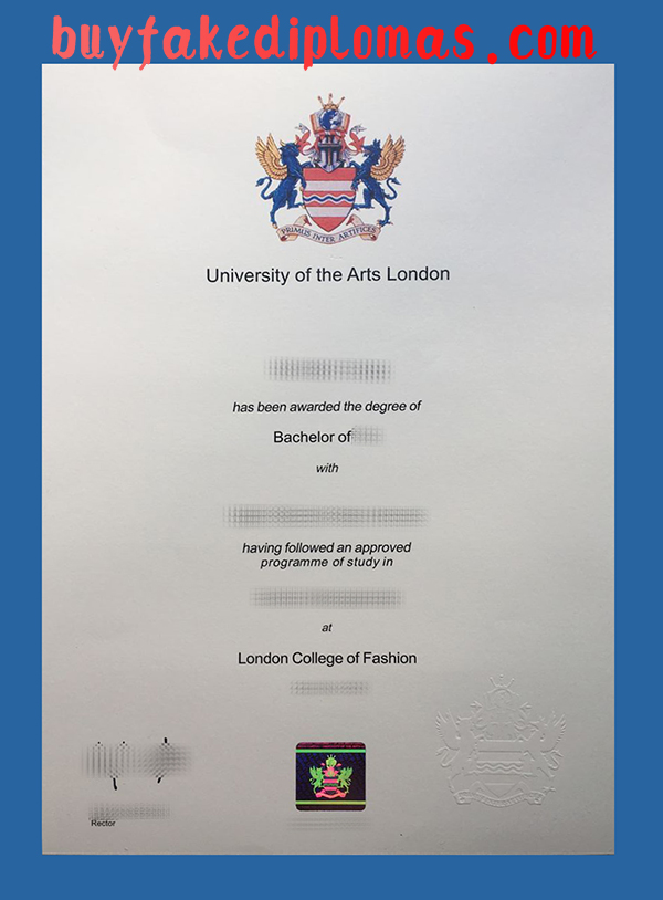 University of the Arts London Diploma, Fake University of the Arts London Diploma