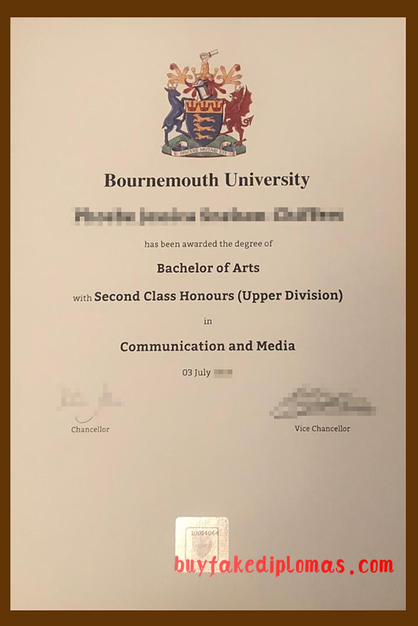 Bournemouth University Degree, Buy Fake Bournemouth University Degree