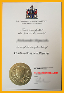 Buy fake certificate of Chartered Insurance Institute fake certificate.