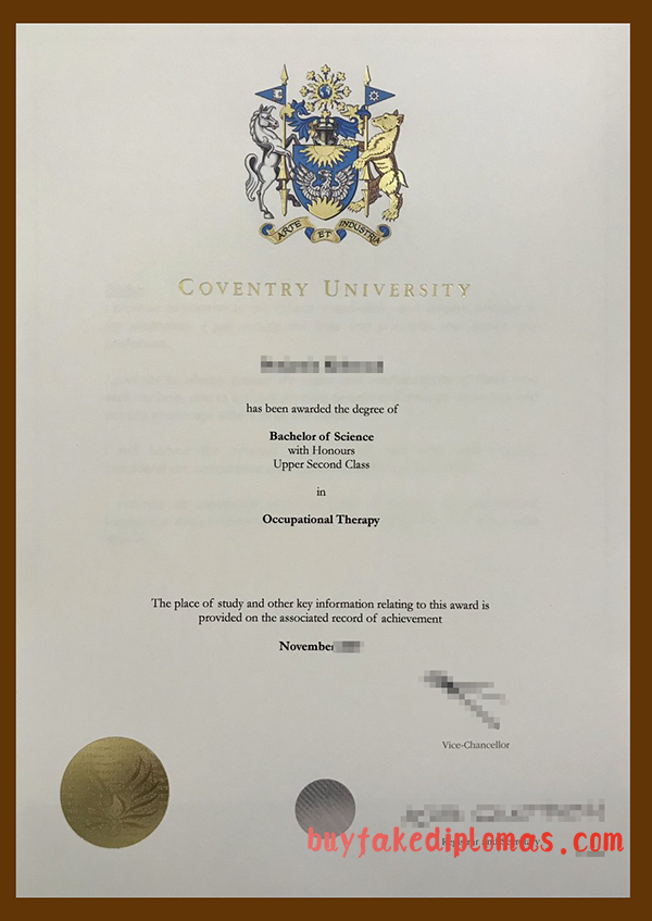 Coventry University Degree, Buy Fake Coventry University Degree