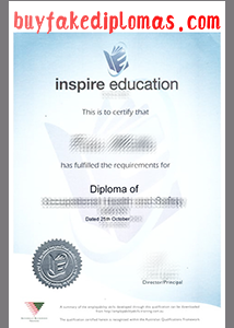 Inspire Education Diploma, Buy Fake Inspire Education Diploma