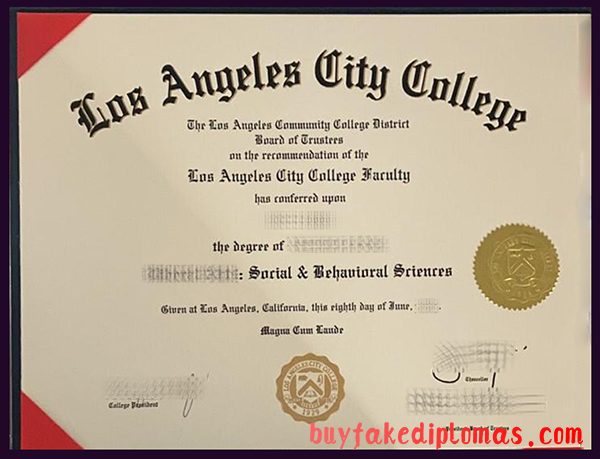 Los Angeles City College Degree, Buy Fake Los Angeles City College Degree