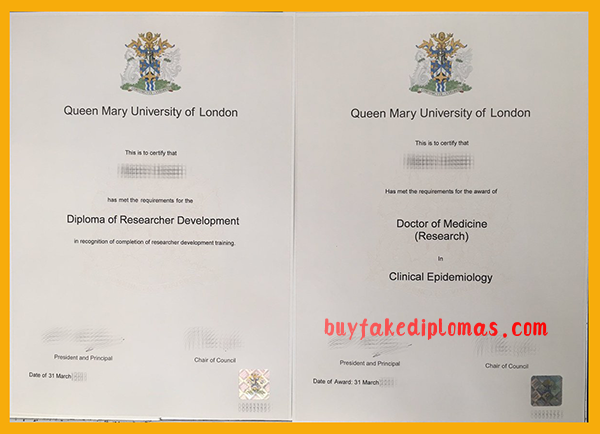 Queen Mary and Westfield College Diploma, Buy Fake Queen Mary and Westfield College Diploma