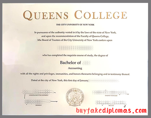 Queens College City University of New York Degree, Buy Fake Queens College City University of New York Degree