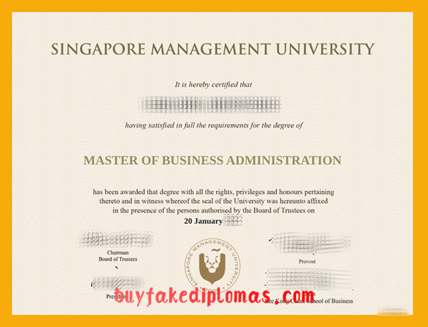 Fake SMU Diploma