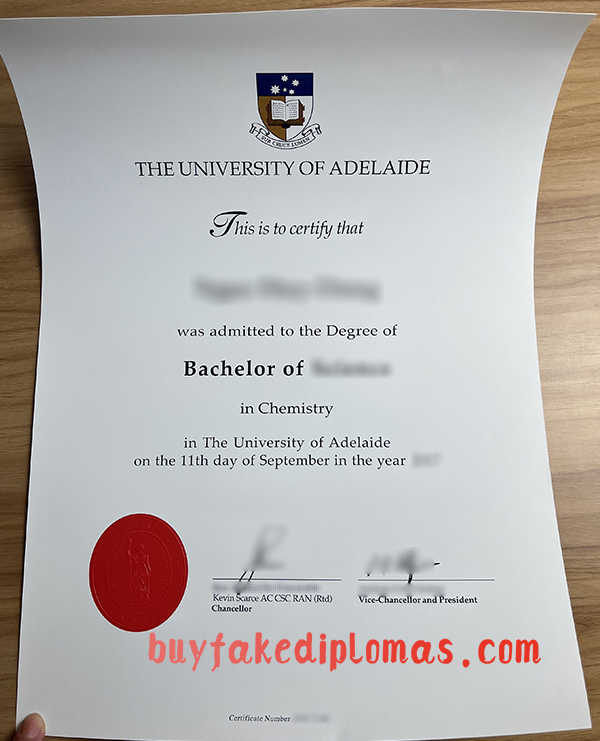 University of Adelaide Degree, Buy Fake University of Adelaide Degree