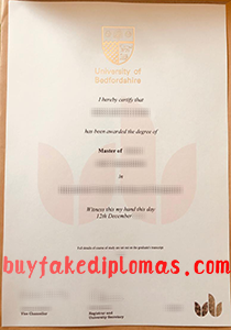University of Bedfordshire Diploma, Buy Fake University of Bedfordshire Diploma