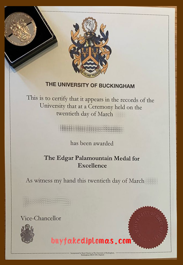 University of Buckingham Certificate, Buy Fake University of Buckingham Certificate