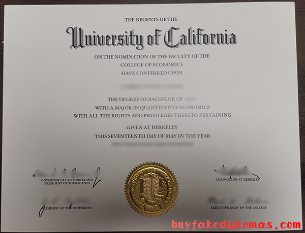 University of California Degree, Buy Fake University of California Degree