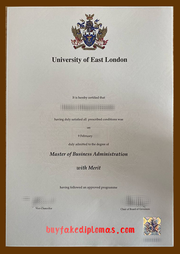 University of East London Degree, Buy Fake University of East London Degree