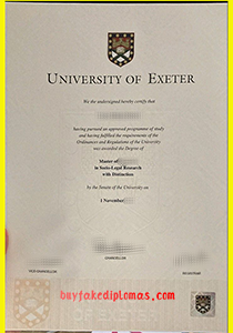 University of Exeter Degree, Buy Fake University of Exeter Degree