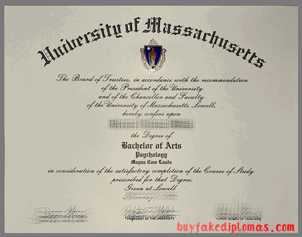 University of Massachusetts Degree, Buy Fake University of Massachusetts Degree