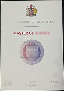 University of Westminster Degree