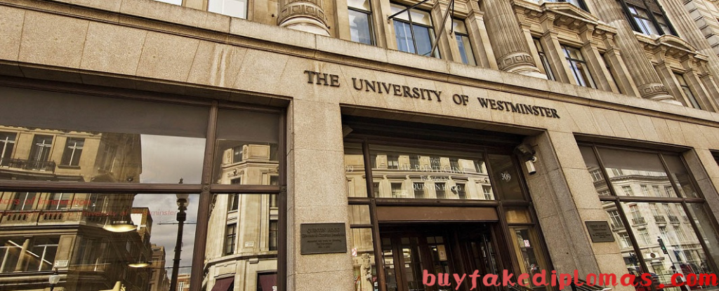 University of Westminster Degree, Buy Fake University of Westminster Degree
