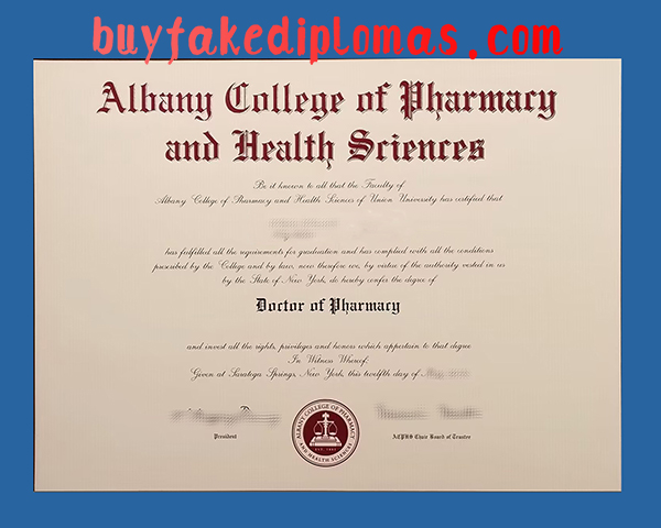 Albany College of Pharmacy And Health Sciences Degree, fake Albany College of Pharmacy And Health Sciences Degree