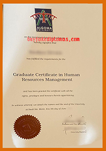Algoma University Certificate, Buy Fake Algoma University Certificate