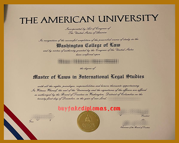 American University Degree, Fake American University Degree