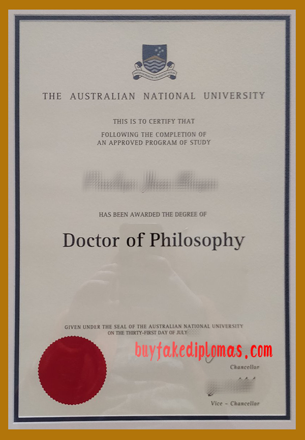 Australian National University Degree, fake Australian National University Degree