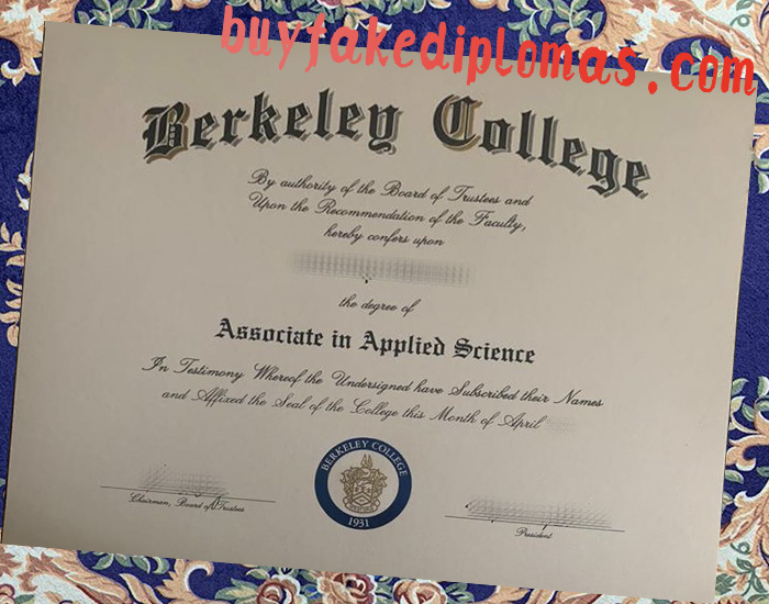 Fake Berkeley College Degree