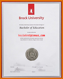 Brock University Diploma, Buy Fake Brock University Diploma