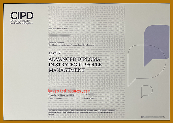 CIPD Certificate, Buy Fake CIPD Certificate