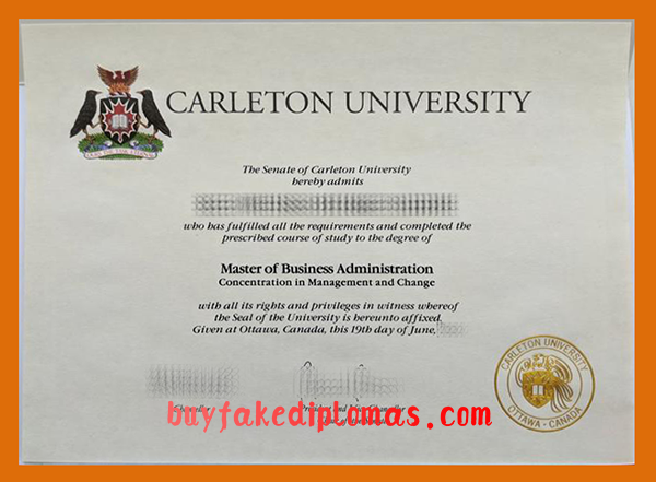 Carleton University Degree, Buy Fake Carleton University Degree